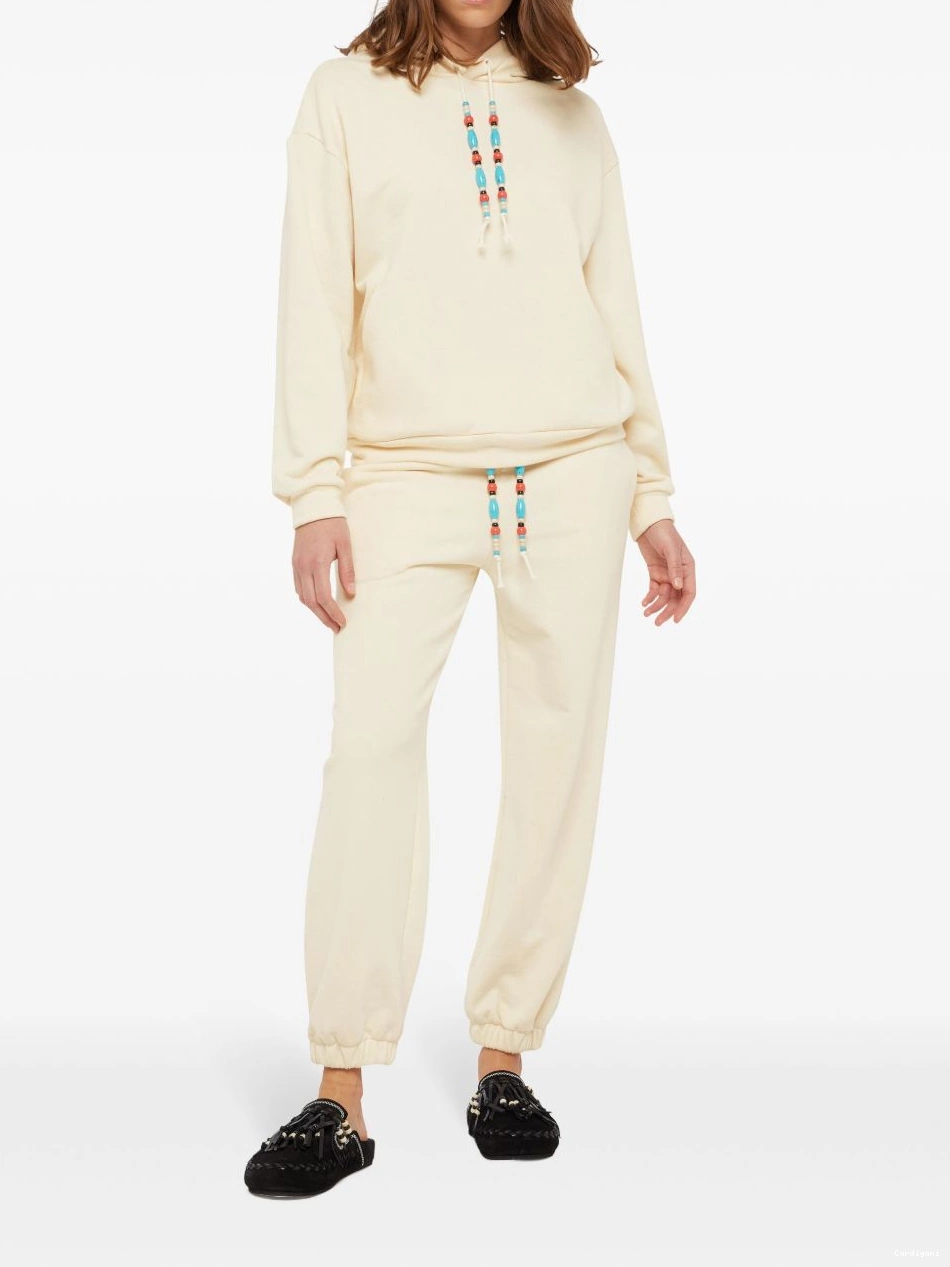 Cheap Women tapered Alanui trousers bead-embellished 0324